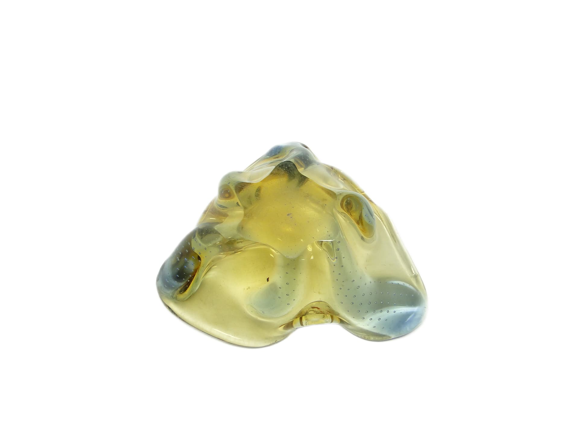 Patera mid-century modern, szkło, proj. H. Machanowska, Czechosłowacja, lata 60. - 96333