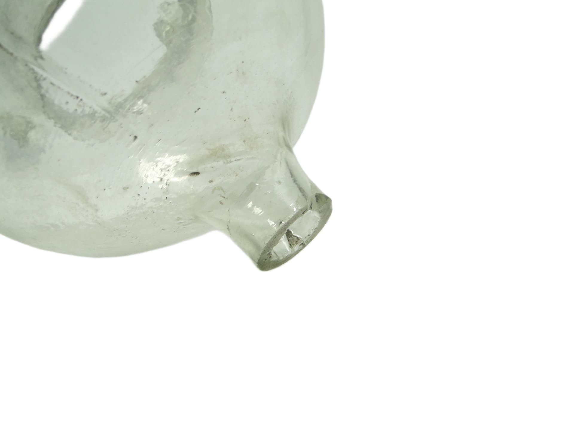 Łapka na muchy Art Deco, szkło transparentne, Polska, lata 50. - 96350