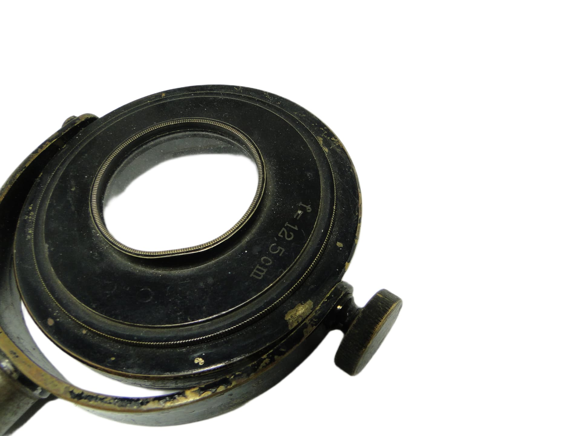 Lupa industrialna, czarny metal, Polska, lata 50. - 96441