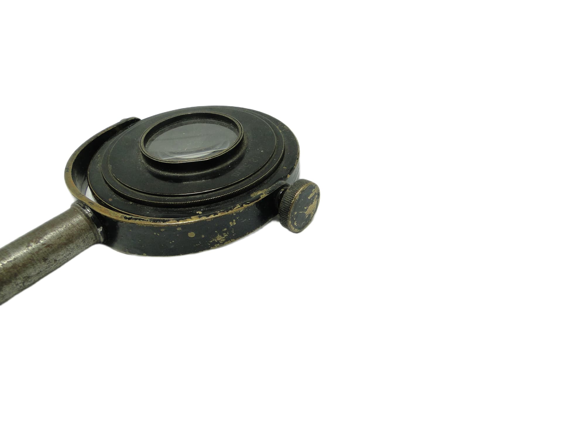 Lupa industrialna, czarny metal, Polska, lata 50. - 96436