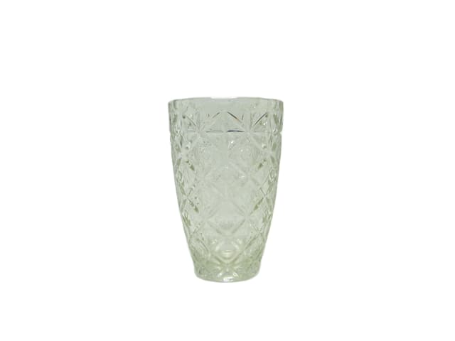 Wazon, mid-century modern, szkło, Huta Hortensja, Polska, lata 50. - WYMIARY