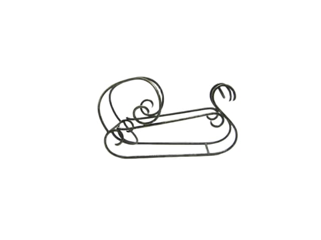 Stojak na butelkę do szampana, art déco, mosiądz srebrzony, Belgia, lata 30. - WYMIARY