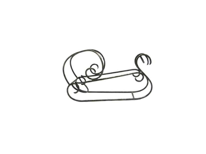 Stojak na butelkę do szampana, art déco, mosiądz srebrzony, Belgia, lata 30.