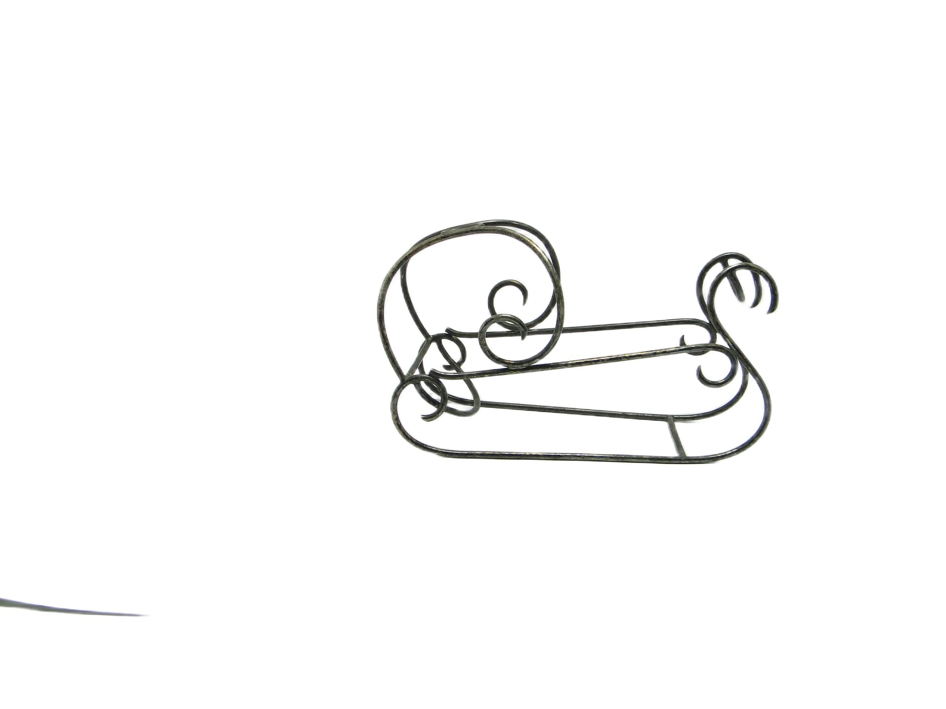 Stojak na butelkę do szampana, art déco, mosiądz srebrzony, Belgia, lata 30. - 96633