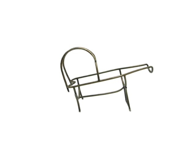 Art Deco Champagne Bottle Holder, silver-plated brass, Belgium, 1930s. - DIMENSION