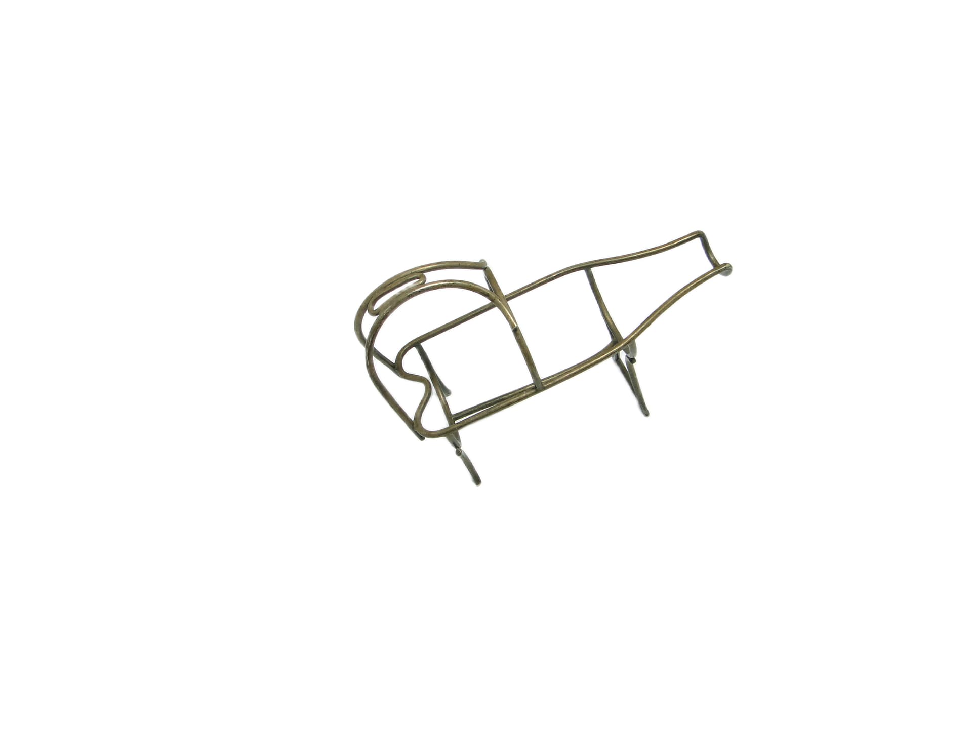 Art Deco Champagne Bottle Holder, silver-plated brass, Belgium, 1930s. - 96646