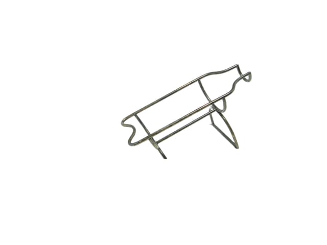 Modernist champagne bottle holder, silver-plated brass, Belgium, 1930s. - DIMENSION