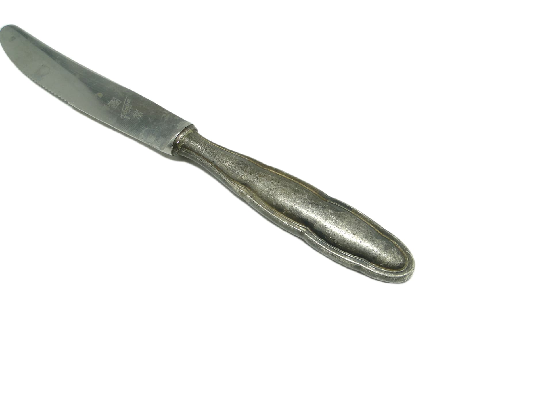 Art Deco bread knife, silver-plated brass, Germany, 1930s. - 96694