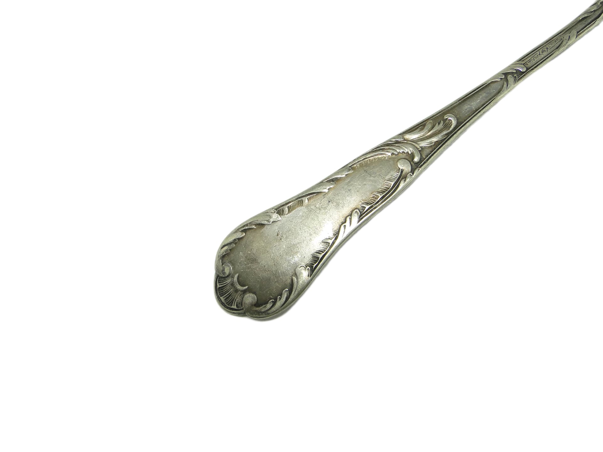 Sugar spoon, Art Nouveau, silver-plated brass, Poland, 1930s. - 96711