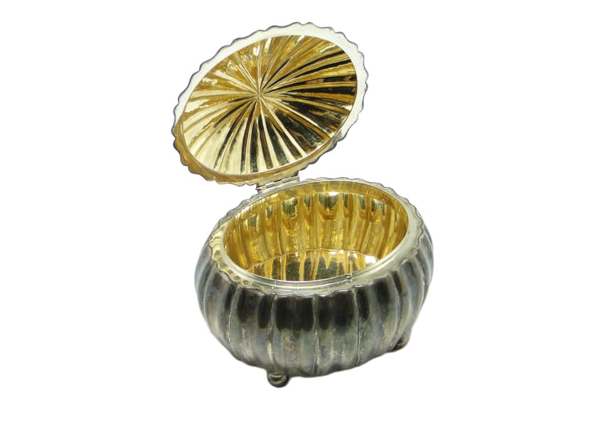 Cukiernica Art déco, srebro, Polska, lata 30.