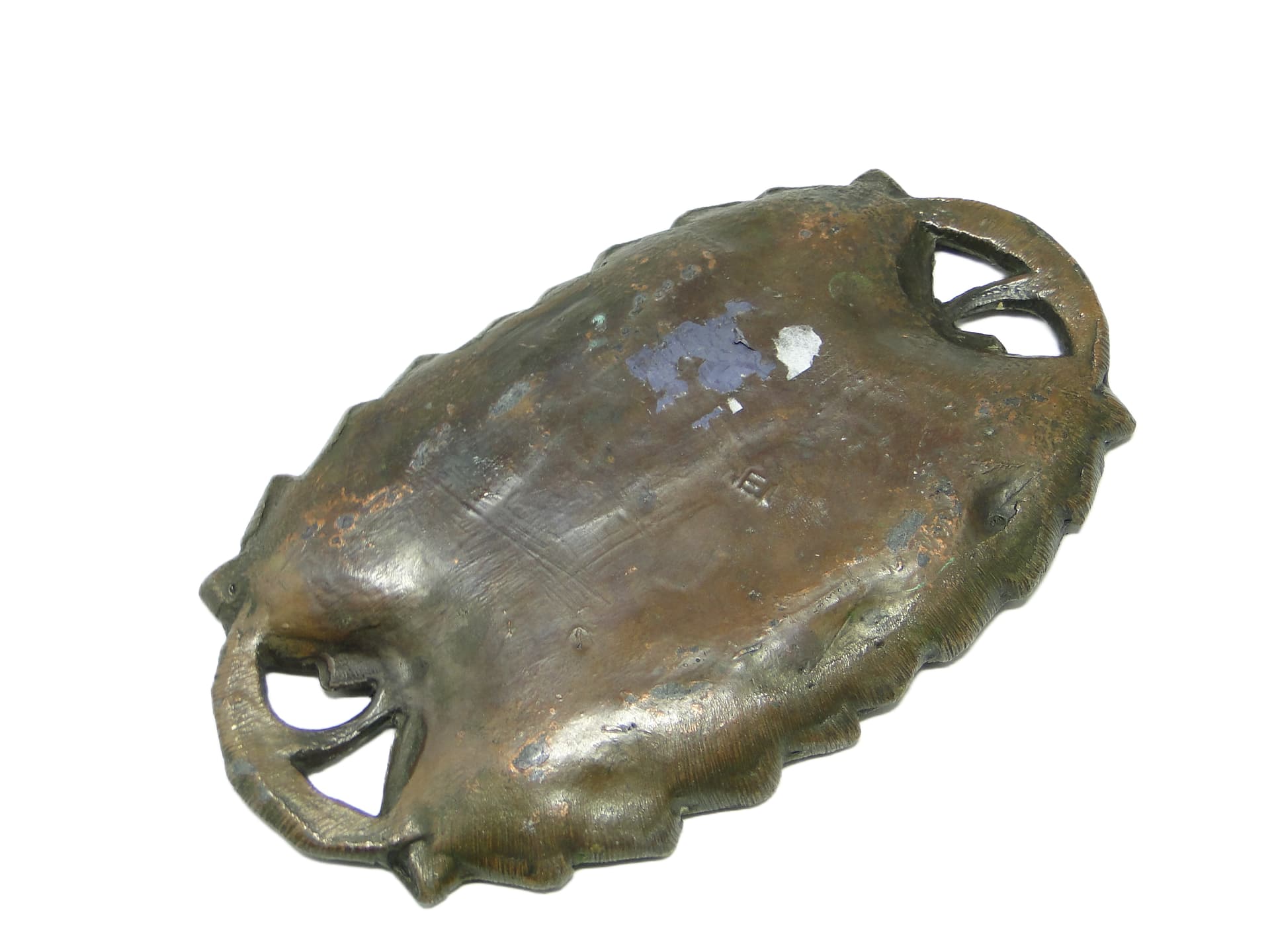 Key tray, Art Nouveau, brass-plated pewter, Poland, early 20th c. - 96851