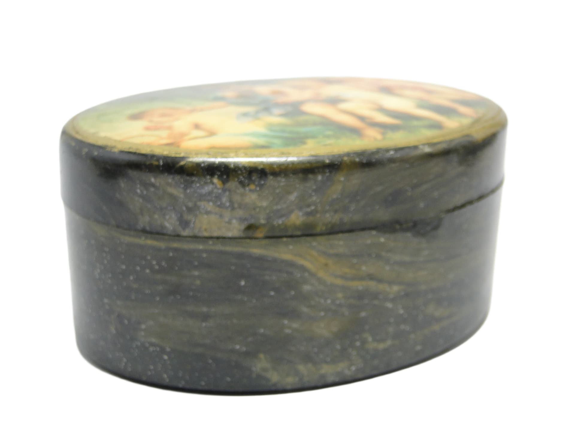 Pudełko owalne, eklektyczne, Japonia, lata 50. - 96858