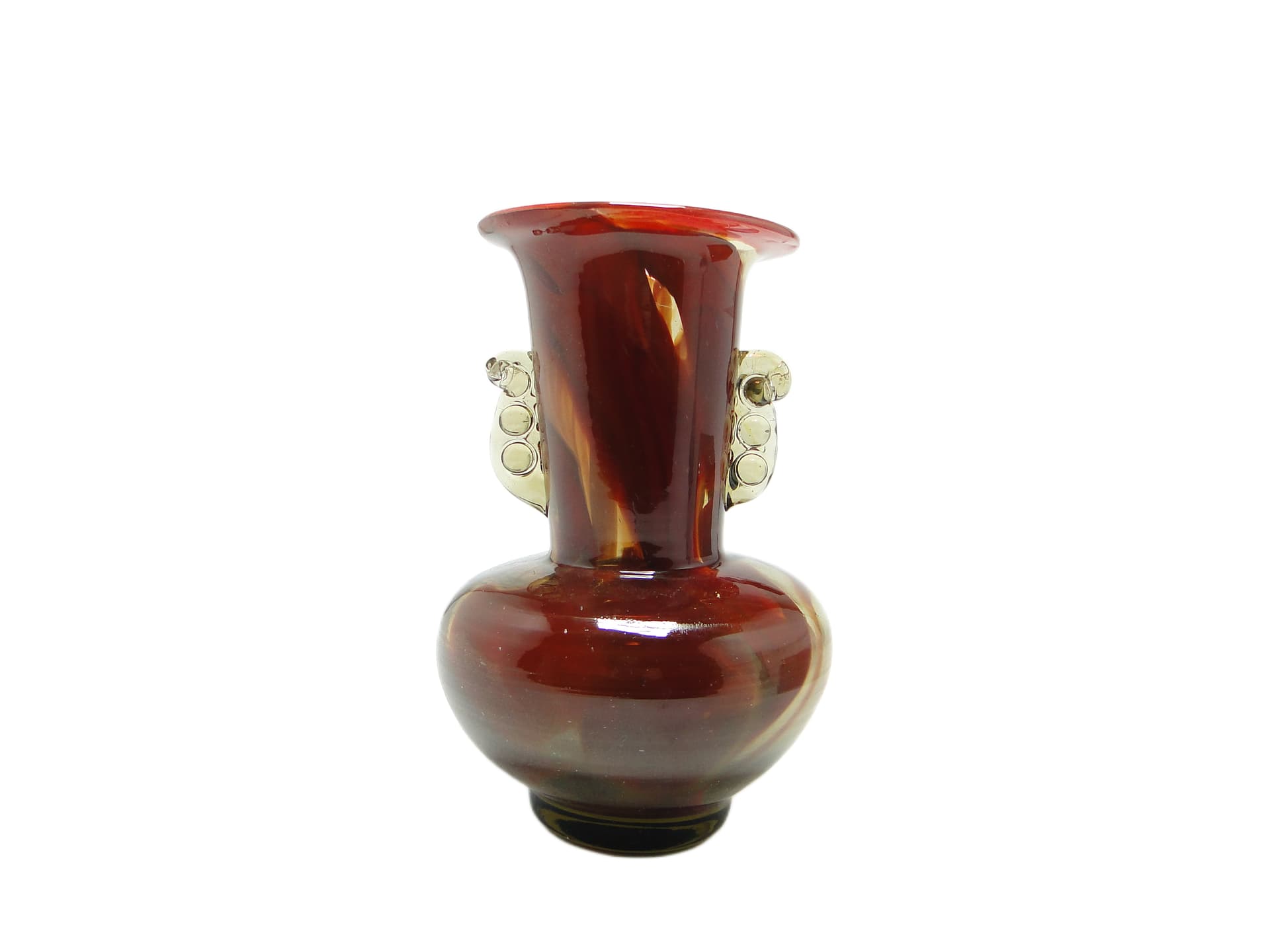 Wazon mid-century modern, szkło, Polska, lata 70.