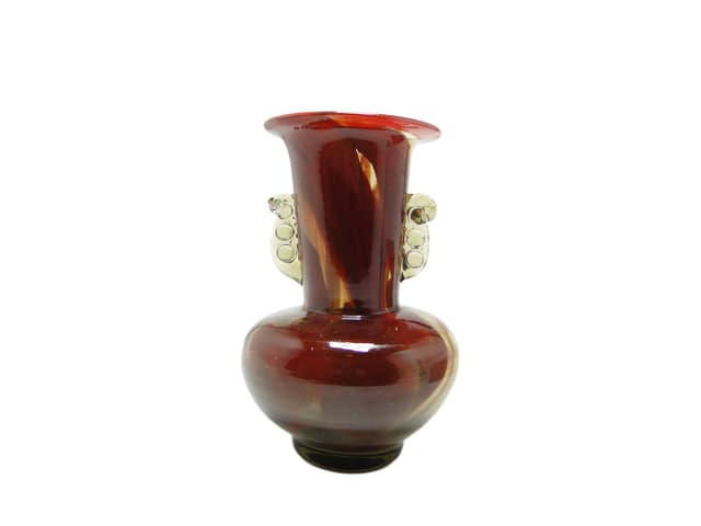 Wazon mid-century modern, szkło, Polska, lata 70. - WYMIARY