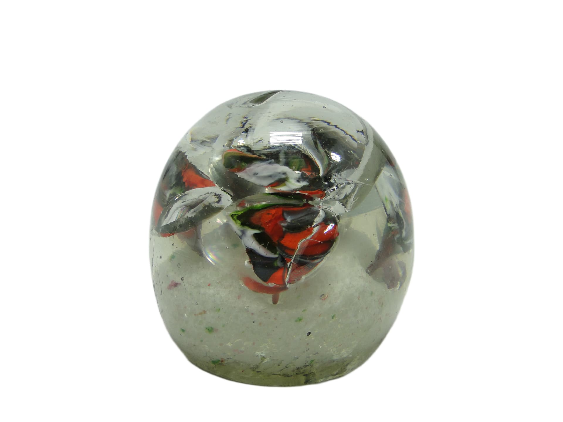 Mid-century modern paperweight, glass, Poland, 1950s. - 96964