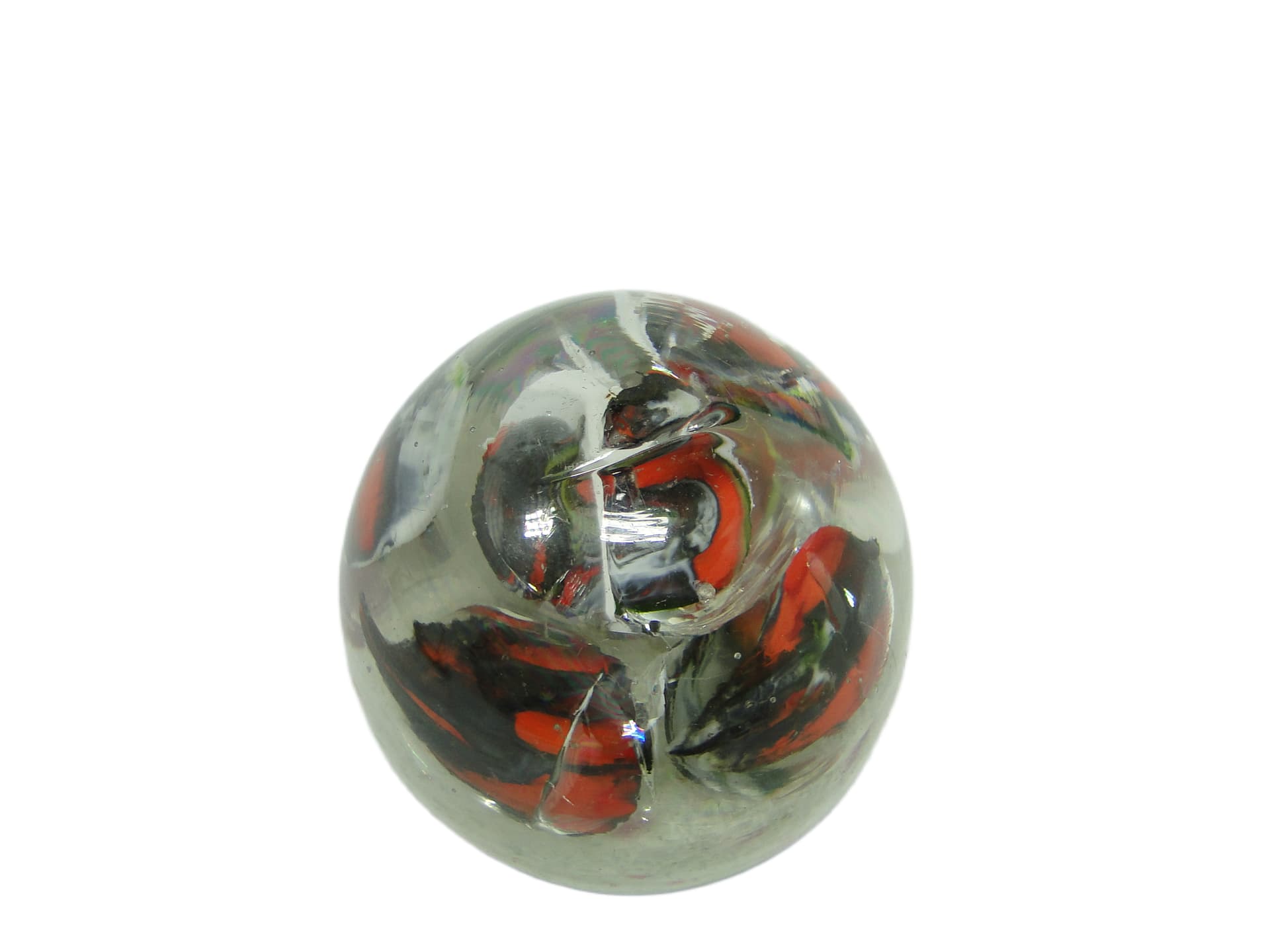 Mid-century modern paperweight, glass, Poland, 1950s. - 96960