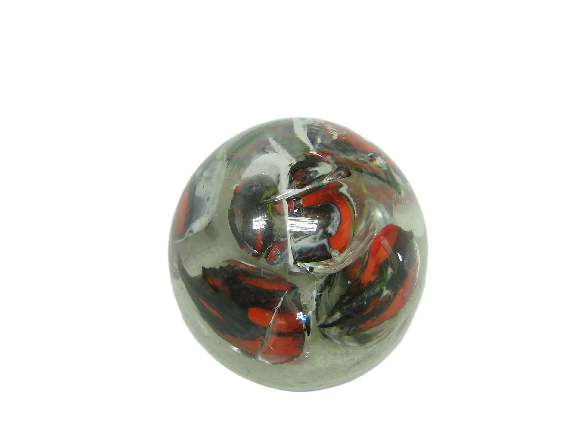 Mid-century modern paperweight, glass, Poland, 1950s. - 96961