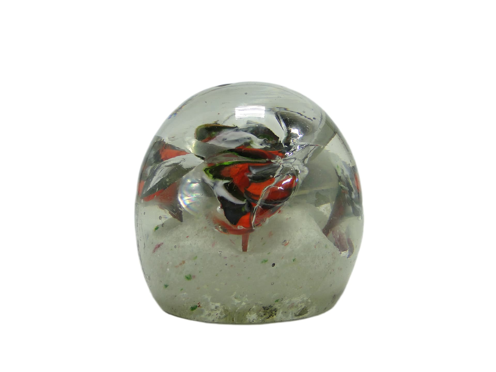 Mid-century modern paperweight, glass, Poland, 1950s. - 96965