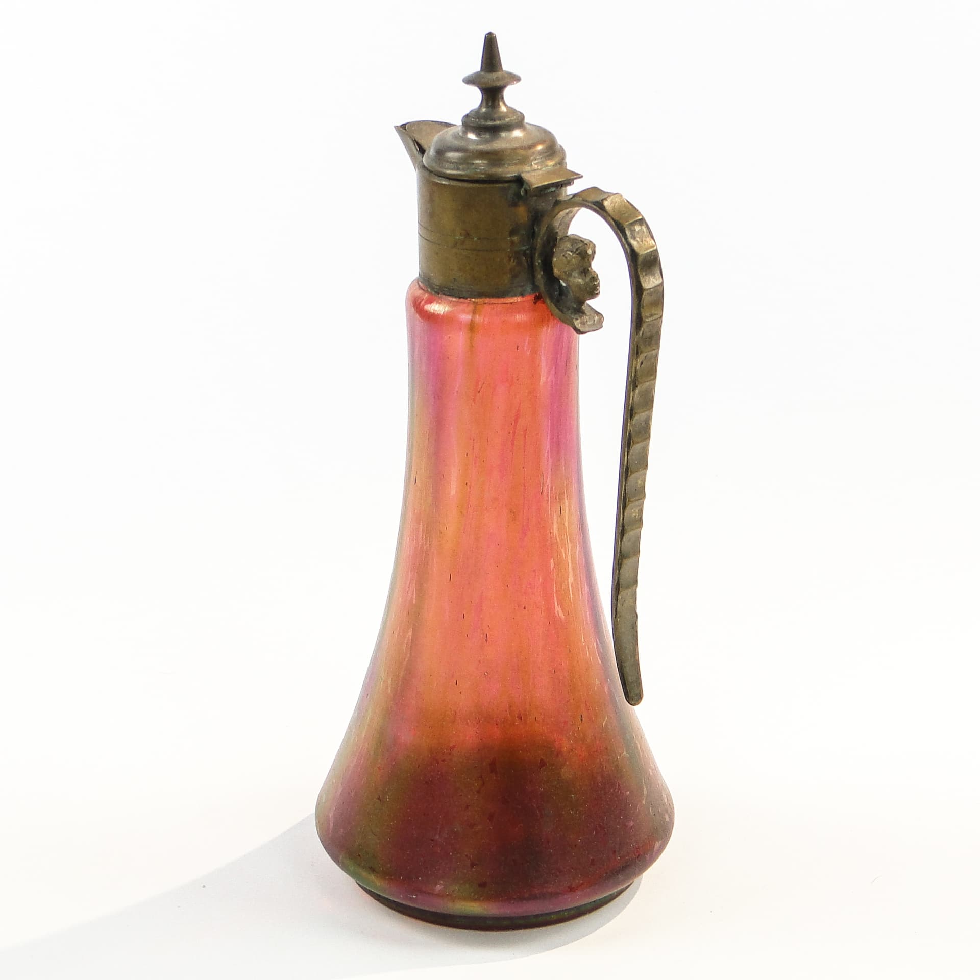 Karafka, Art Nouveau, szkło, Czechosłowacja, początek XX w. - 97489