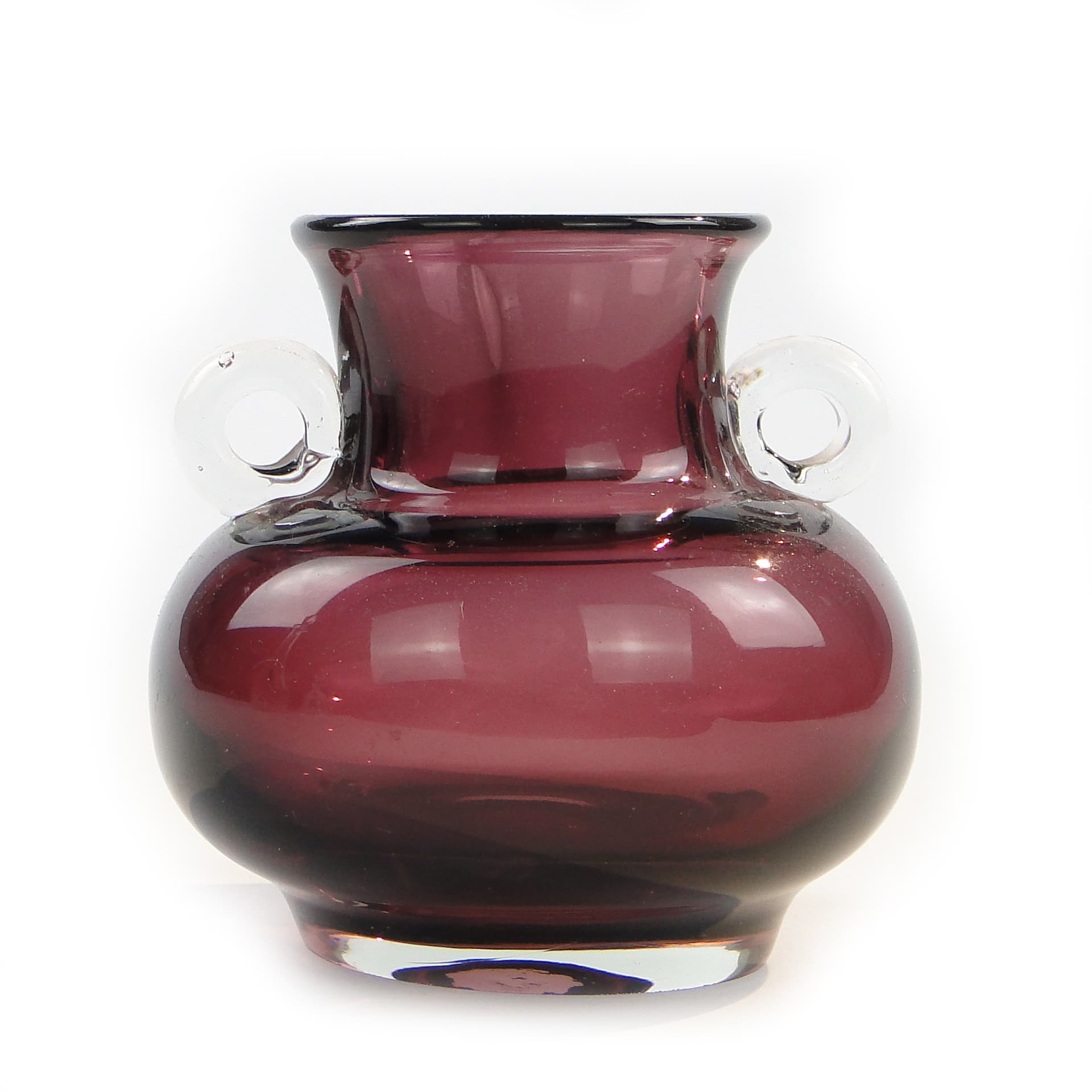 Wazon, mid-century modern, szkło, Polska, lata 70. - 97551