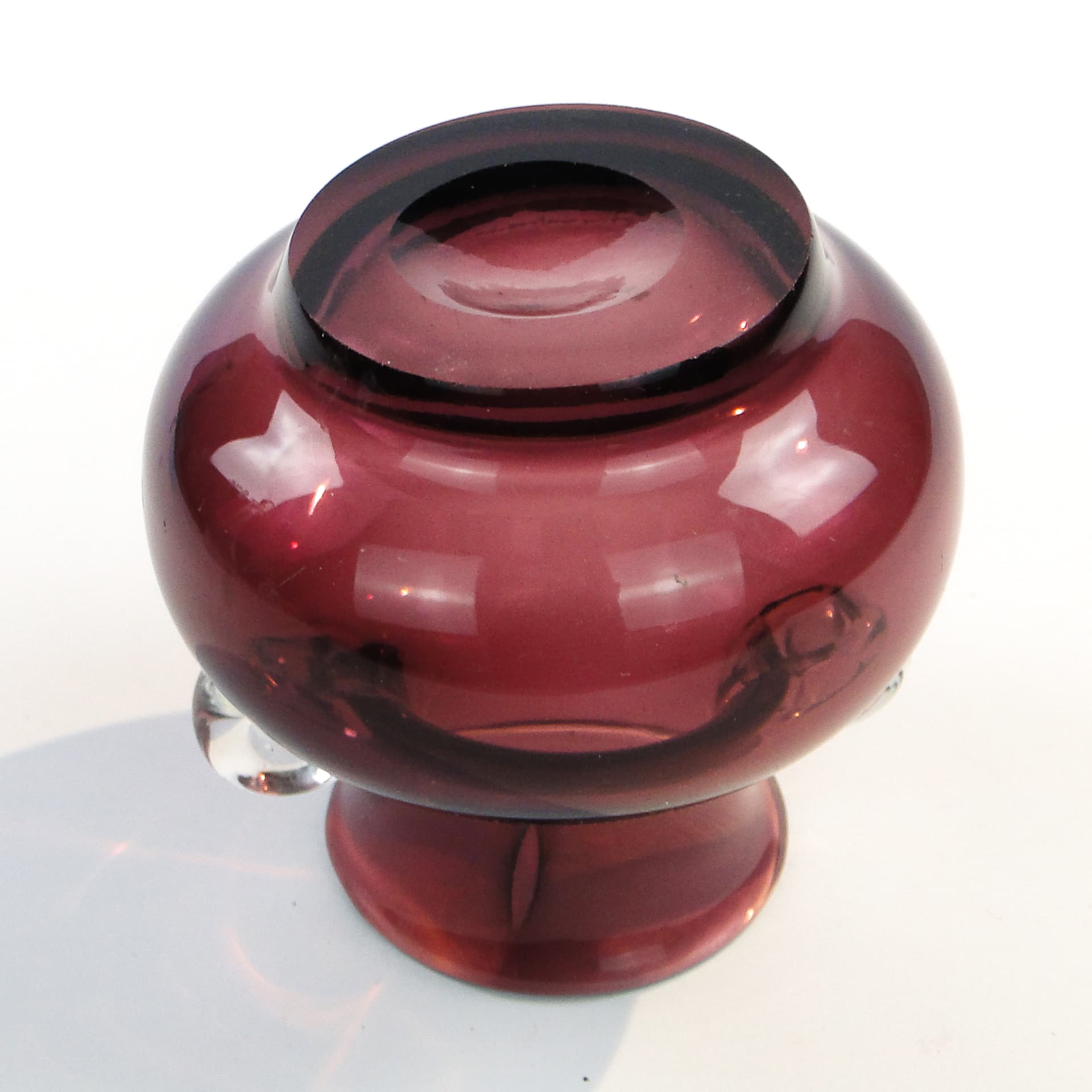 Wazon, mid-century modern, szkło, Polska, lata 70. - 97552