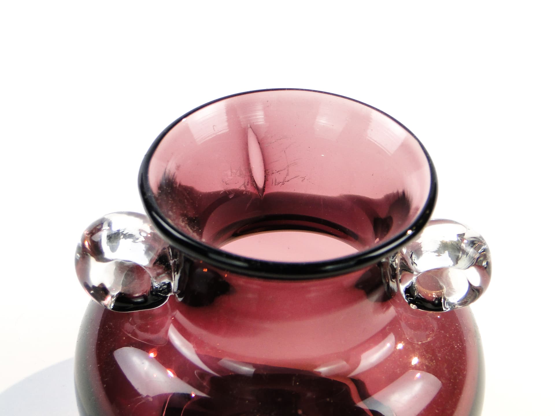 Wazon, mid-century modern, szkło, Polska, lata 70. - 97555