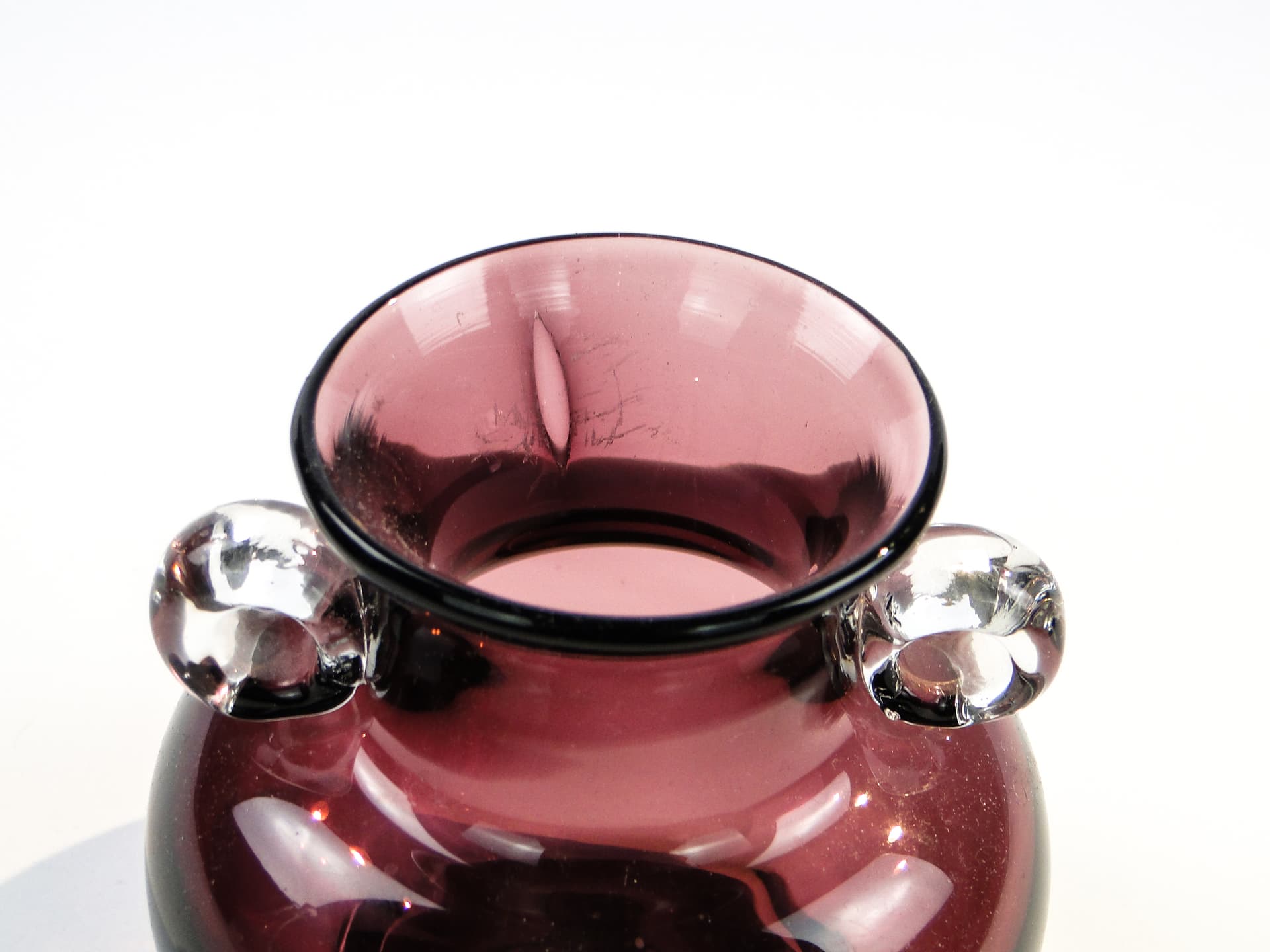 Wazon, mid-century modern, szkło, Polska, lata 70. - 97553