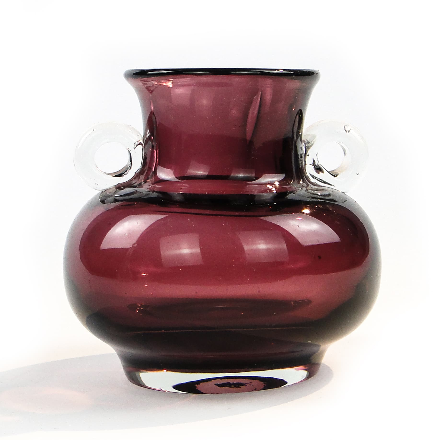 Wazon, mid-century modern, szkło, Polska, lata 70. - 97554