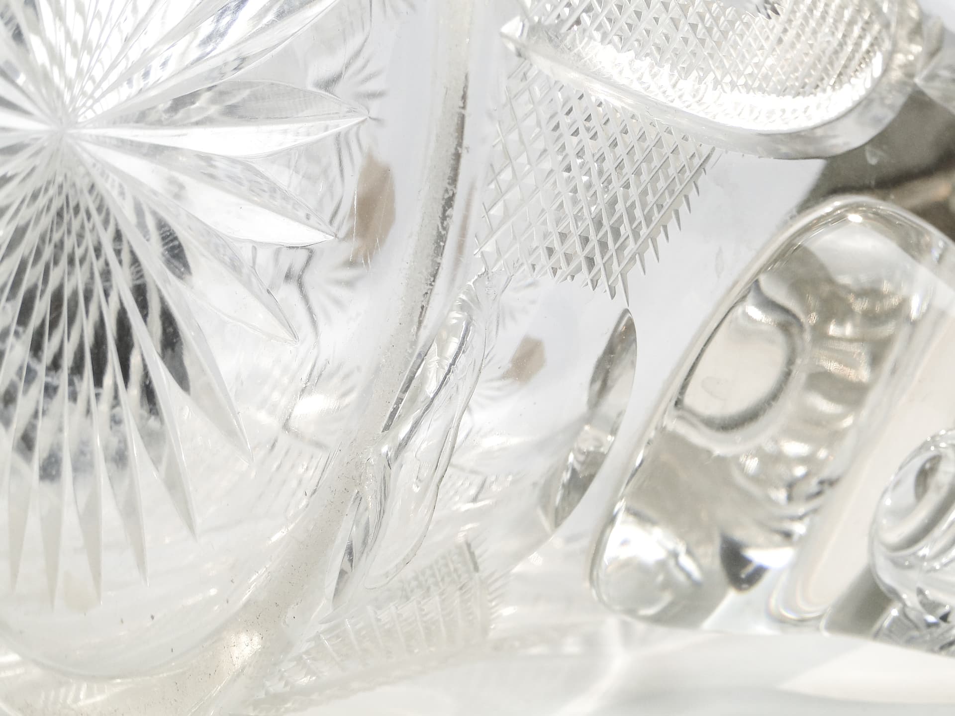 Dzban na wino Art Deco, szkło transparentne, Niemcy, lata 20. - 97514