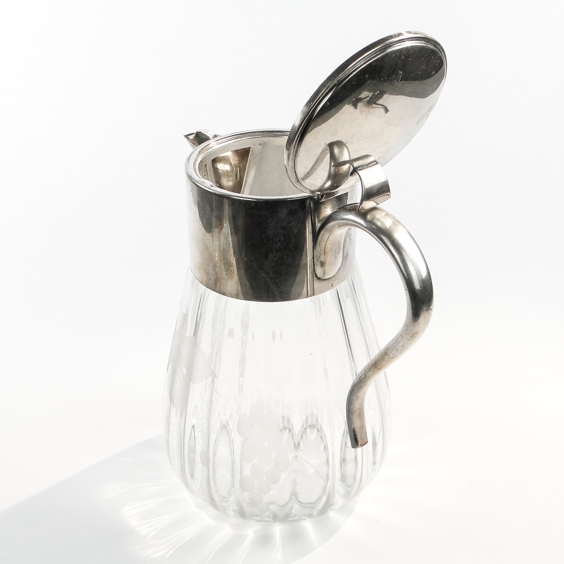 Dzban na wino Art Deco, szkło, Niemcy, lata 20. - 97541