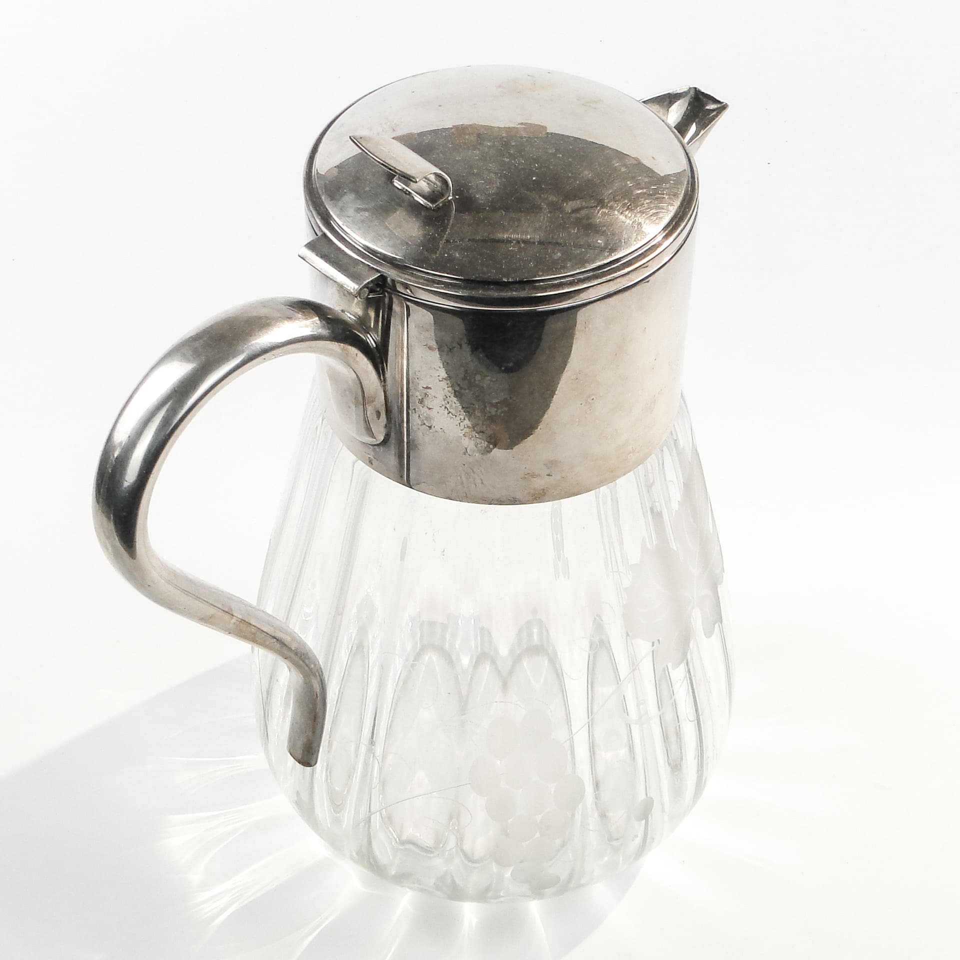 Dzban na wino Art Deco, szkło, Niemcy, lata 20. - 97549