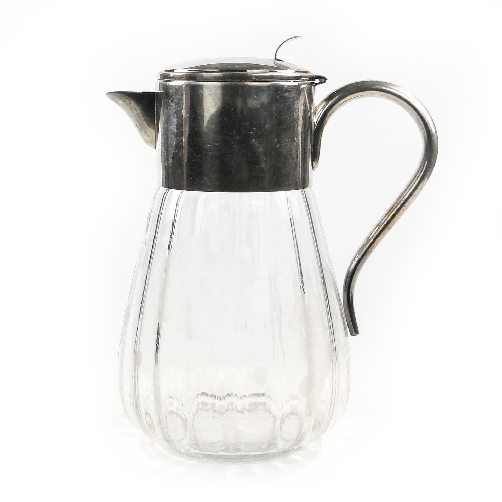 Dzban na wino Art Deco, szkło, Niemcy, lata 20.