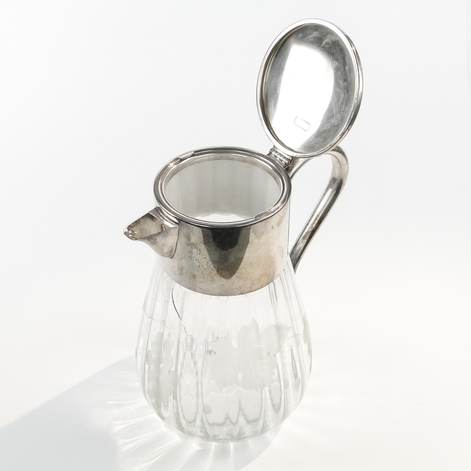 Dzban na wino Art Deco, szkło, Niemcy, lata 20. - 97545