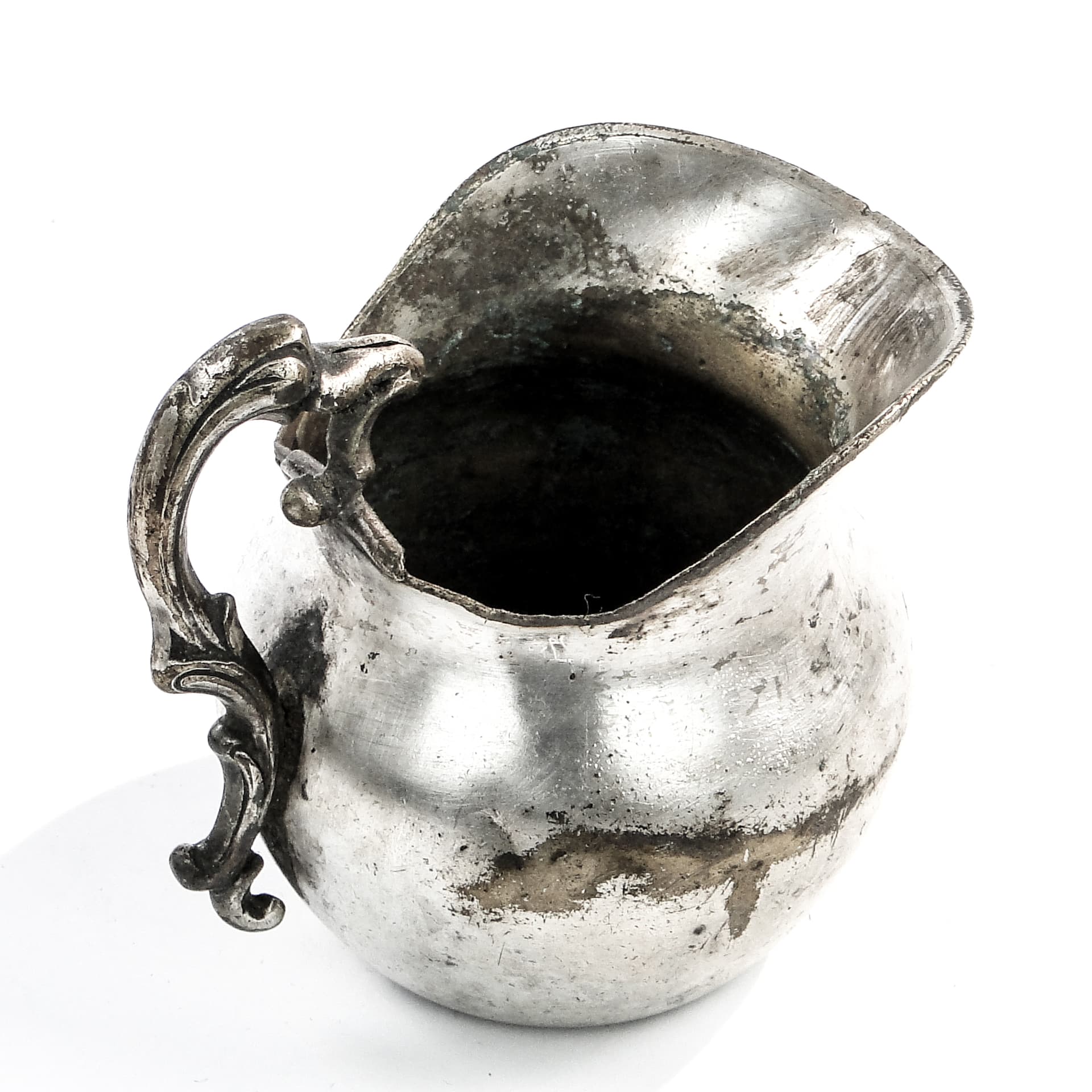 Mlecznik eklektyczny, miedź platerowana srebrem, Fraget, Polska, XIX w. - 97560