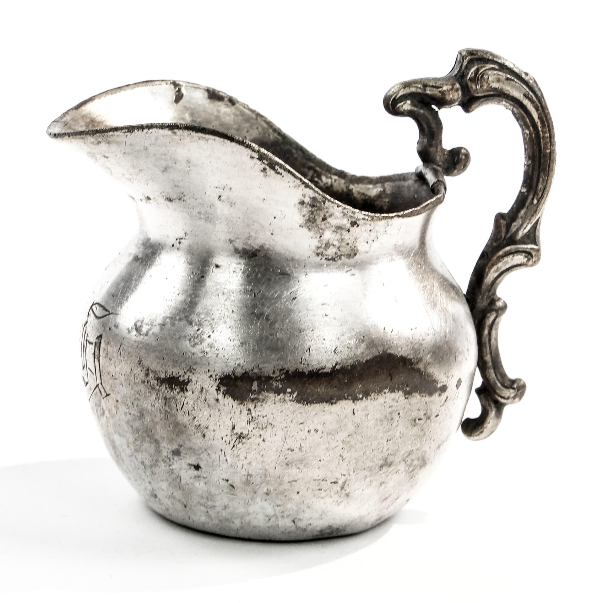 Mlecznik eklektyczny, miedź platerowana srebrem, Fraget, Polska, XIX w. - 97564