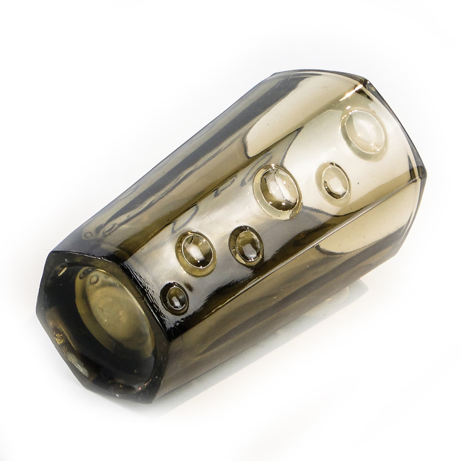 Wazon Mid-century modern, szkło, proj. J. S. Drost, Ząbkowice, Polska, lata 70. - 97567