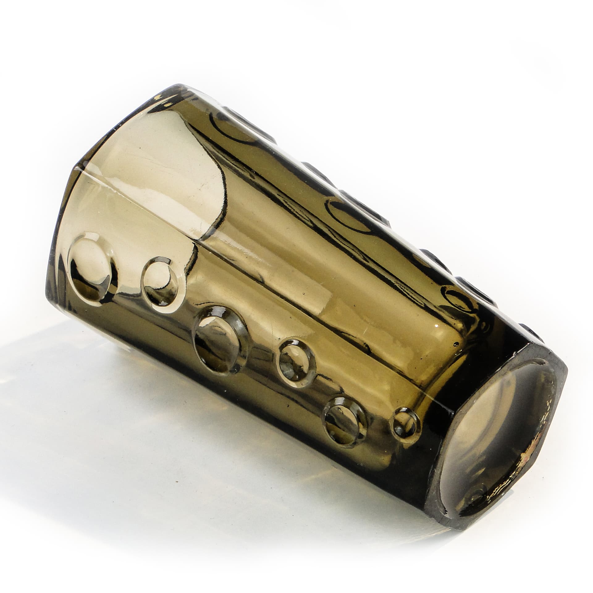 Wazon Mid-century modern, szkło, proj. J. S. Drost, Ząbkowice, Polska, lata 70. - 97569