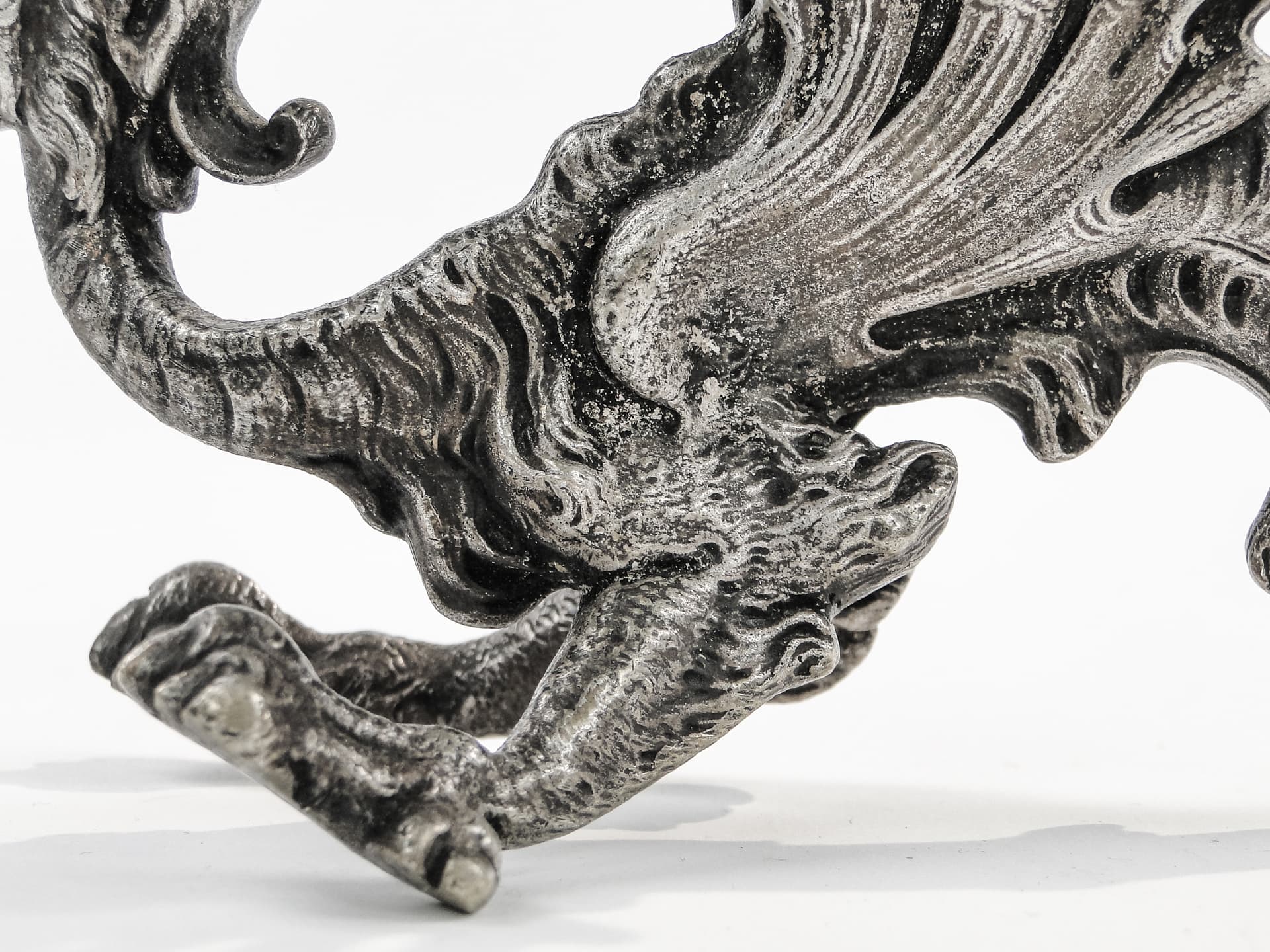 Stojak na nożyki do owoców, Art Nouveau, mosiądz srebrzony, Fraget, Polska, XIX w. - 97588