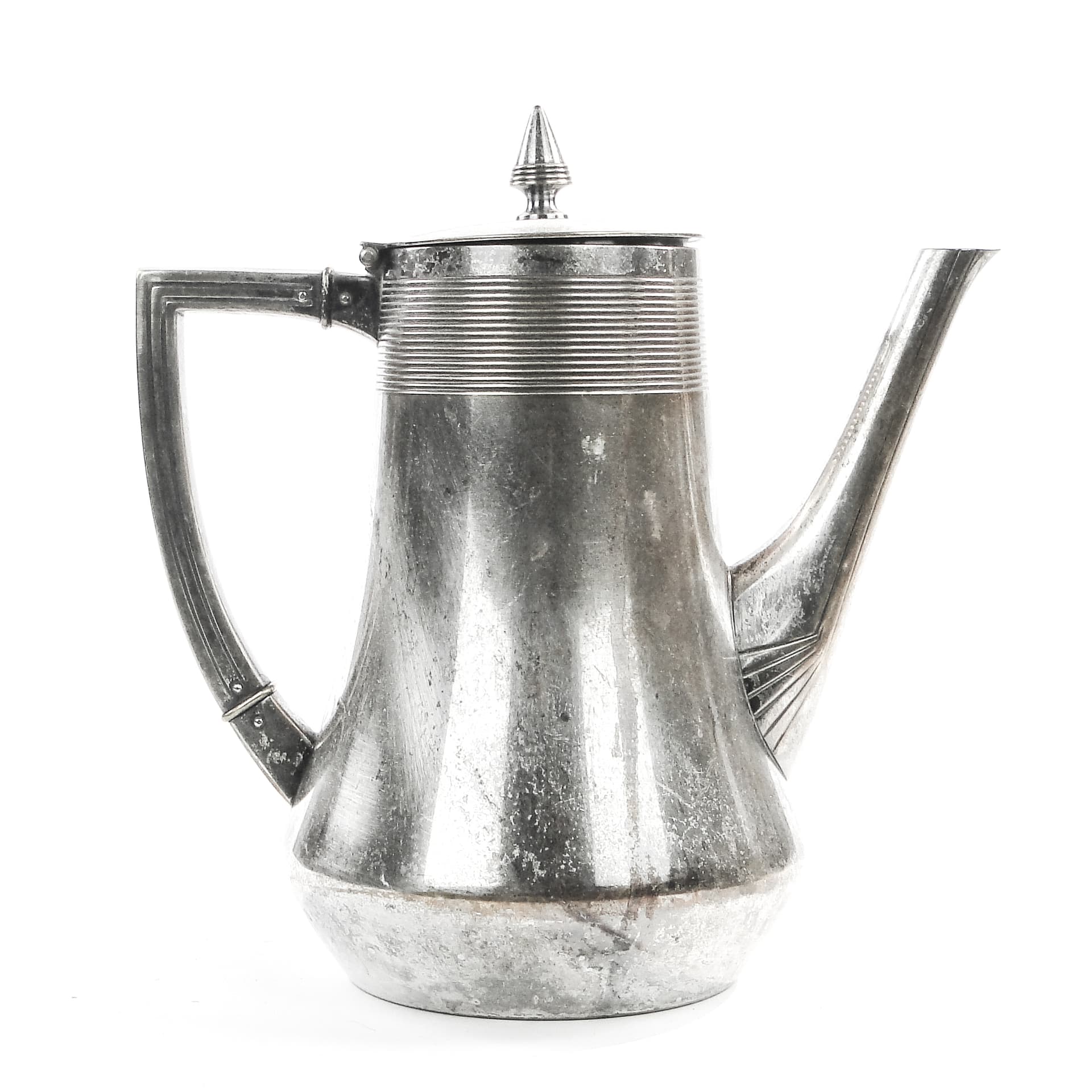 Teapot, Art Nouveau, silver-plated brass, WMF, Germany, early 20th c. - 97720