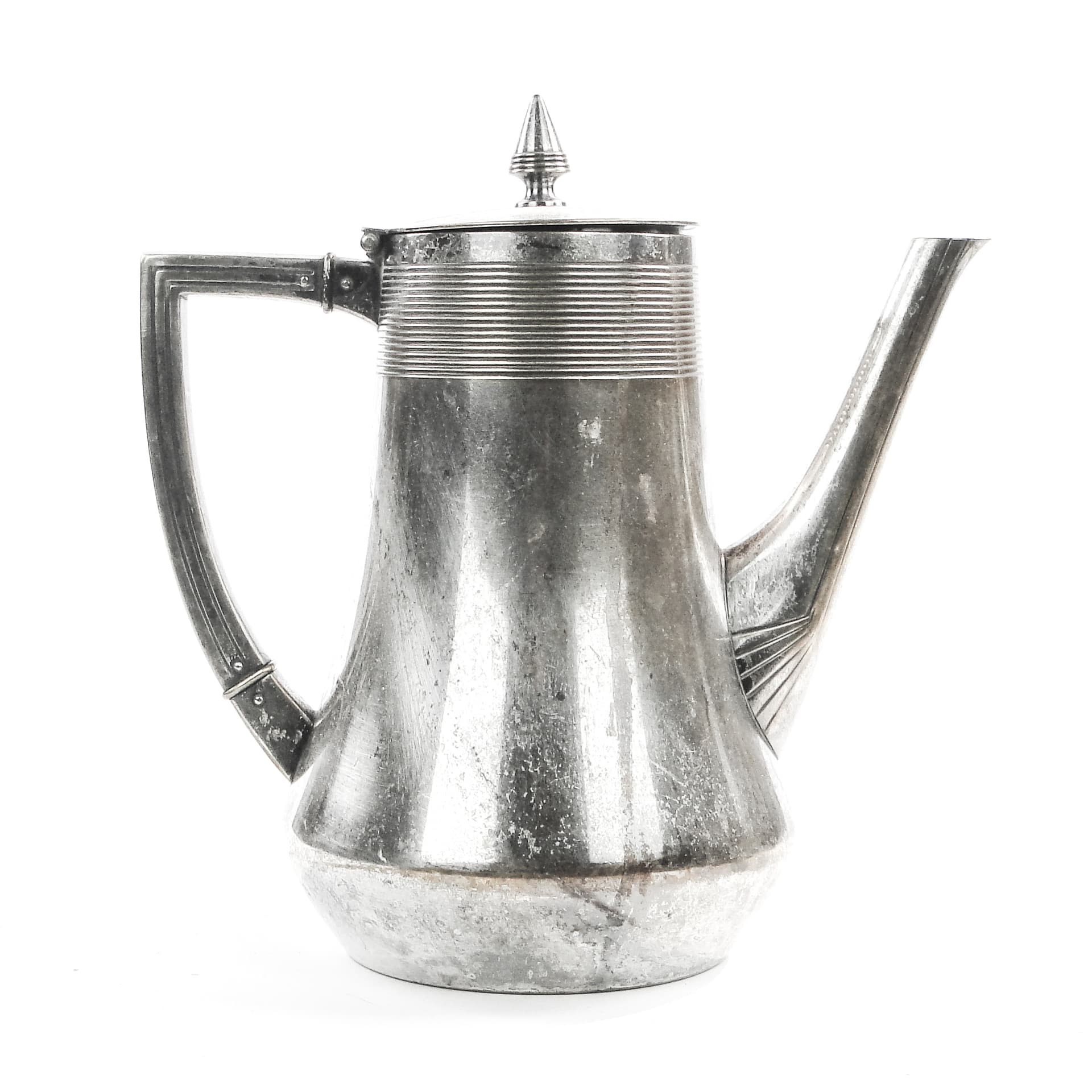 Teapot, Art Nouveau, silver-plated brass, WMF, Germany, early 20th c. - 97719