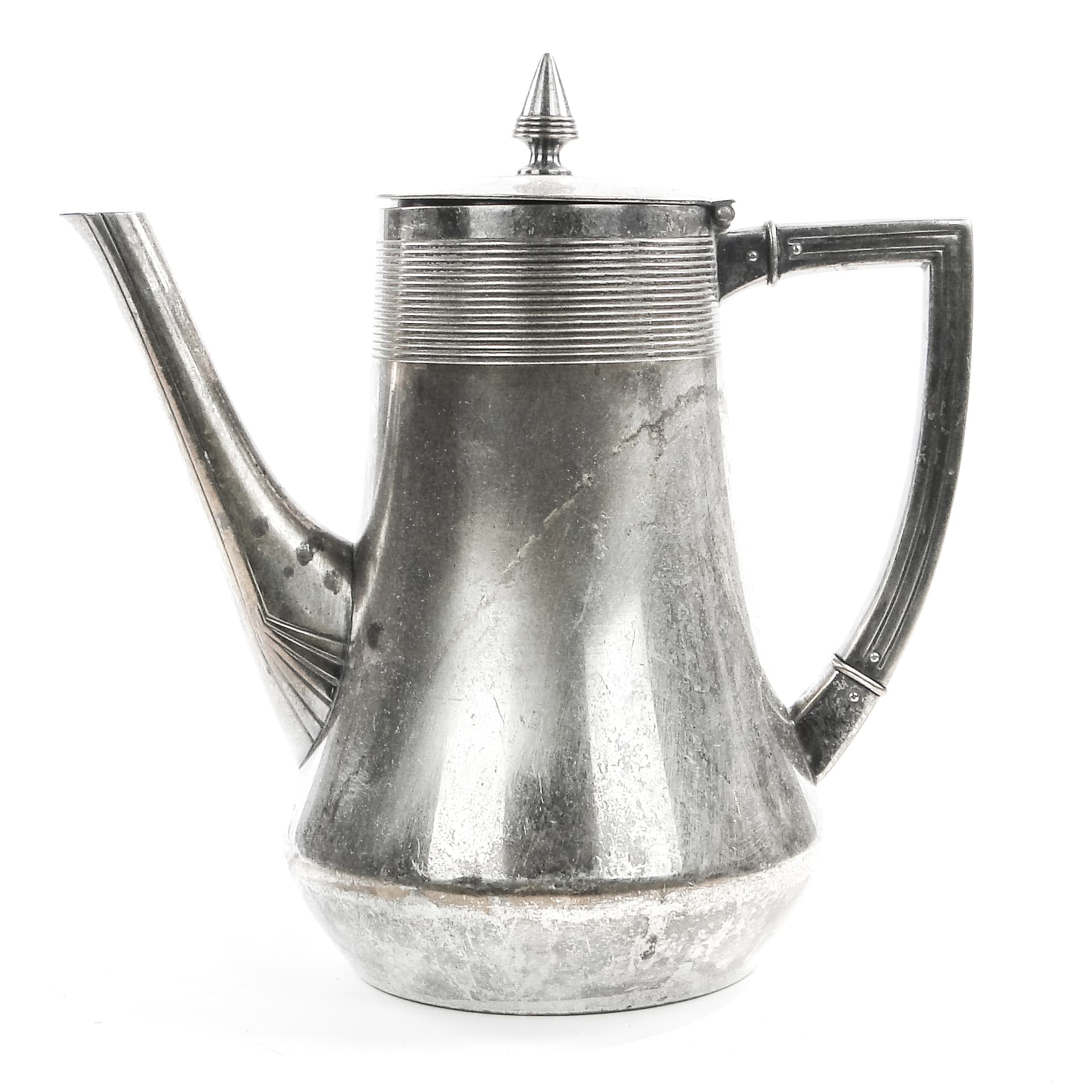 Teapot, Art Nouveau, silver-plated brass, WMF, Germany, early 20th c. - 97716