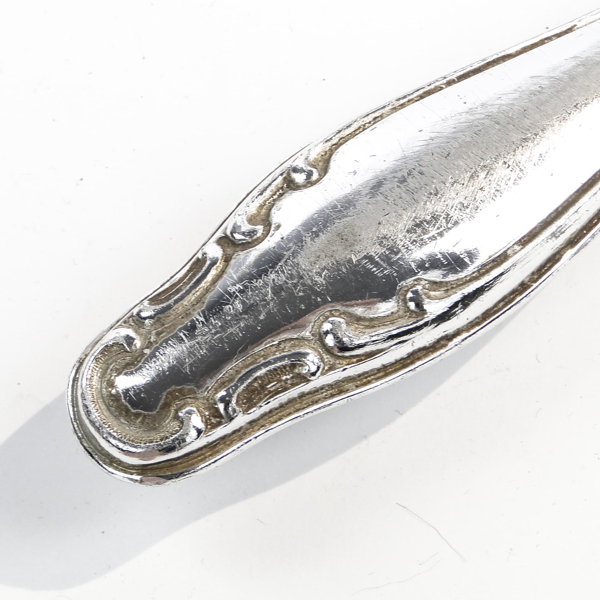 Hand mirror, Art Deco, silver-plated brass, United Kingdom, 1950s. - 97734