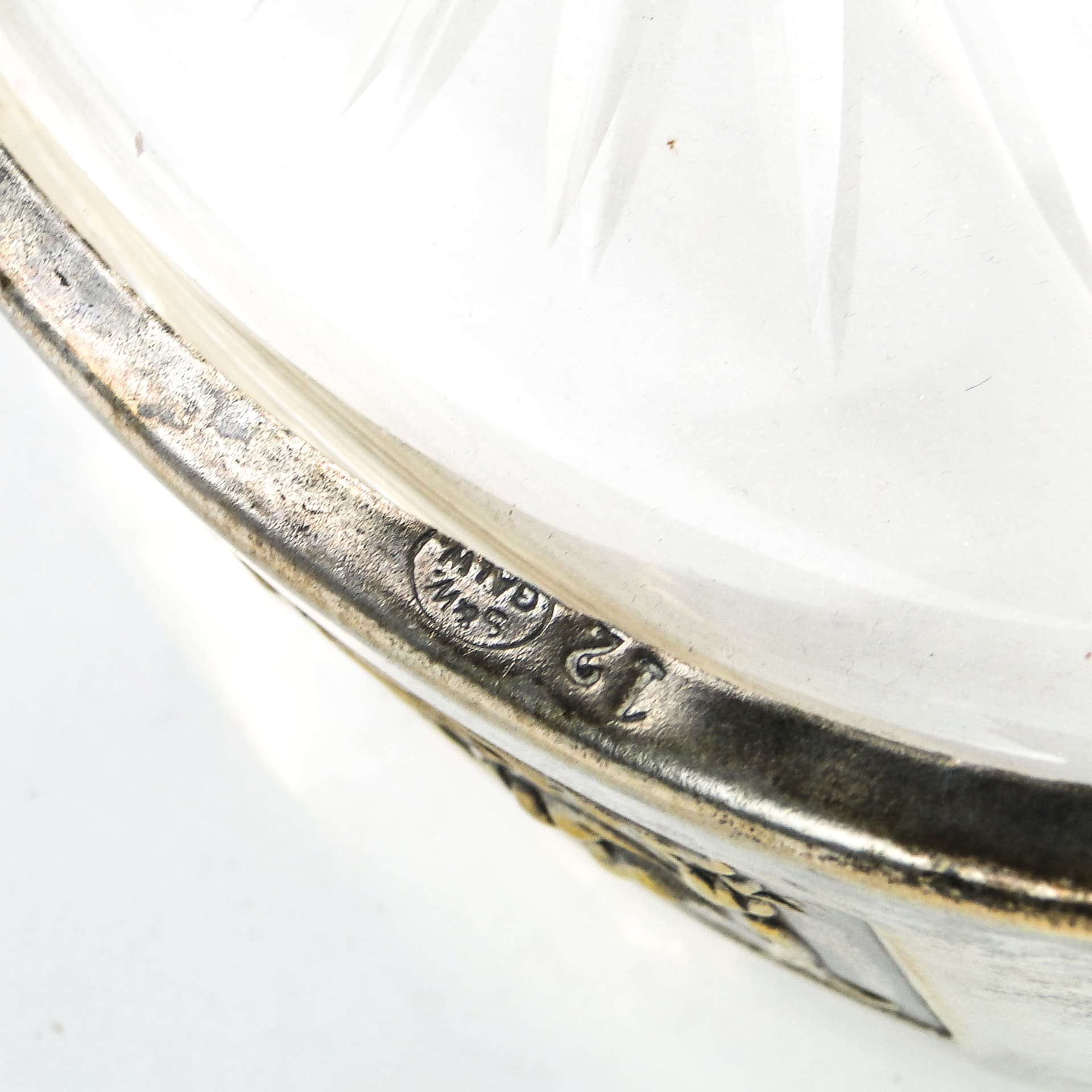 Żardiniera Empire, mosiądz srebrzony, Polska, XIX w. - 97743