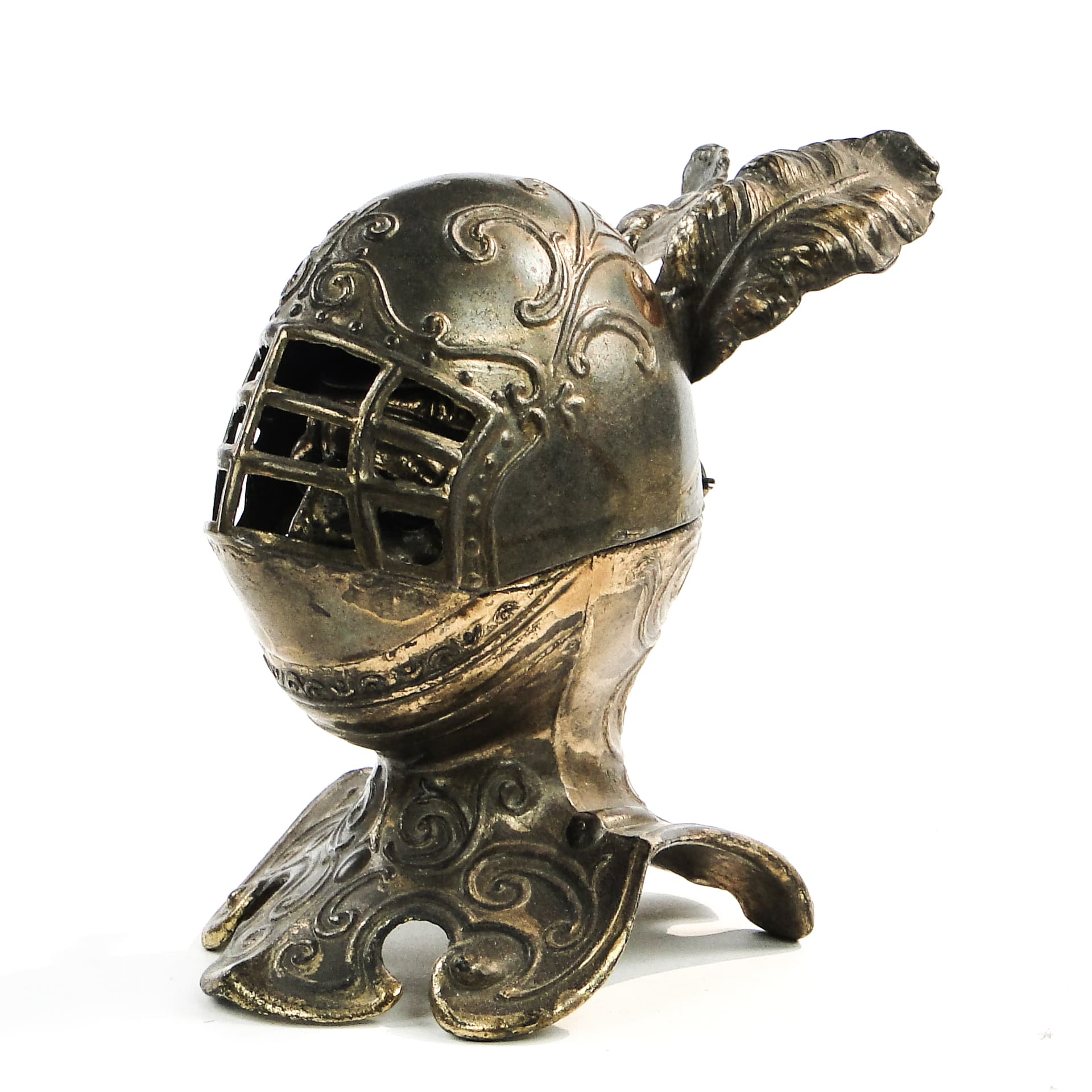 Kałamarz figuralny Art Nouveau, cynk mosiądzowany, Niemcy, początek XX w. - 97774