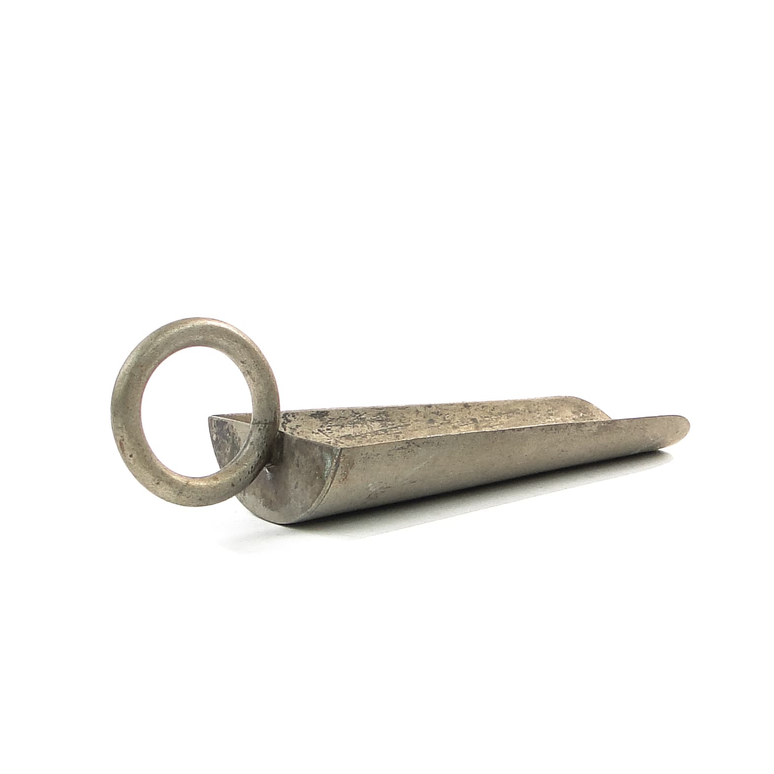 Coffee scoop, mid-century modern, silver-plated alpaca, United Kingdom, 1950s. - 97803