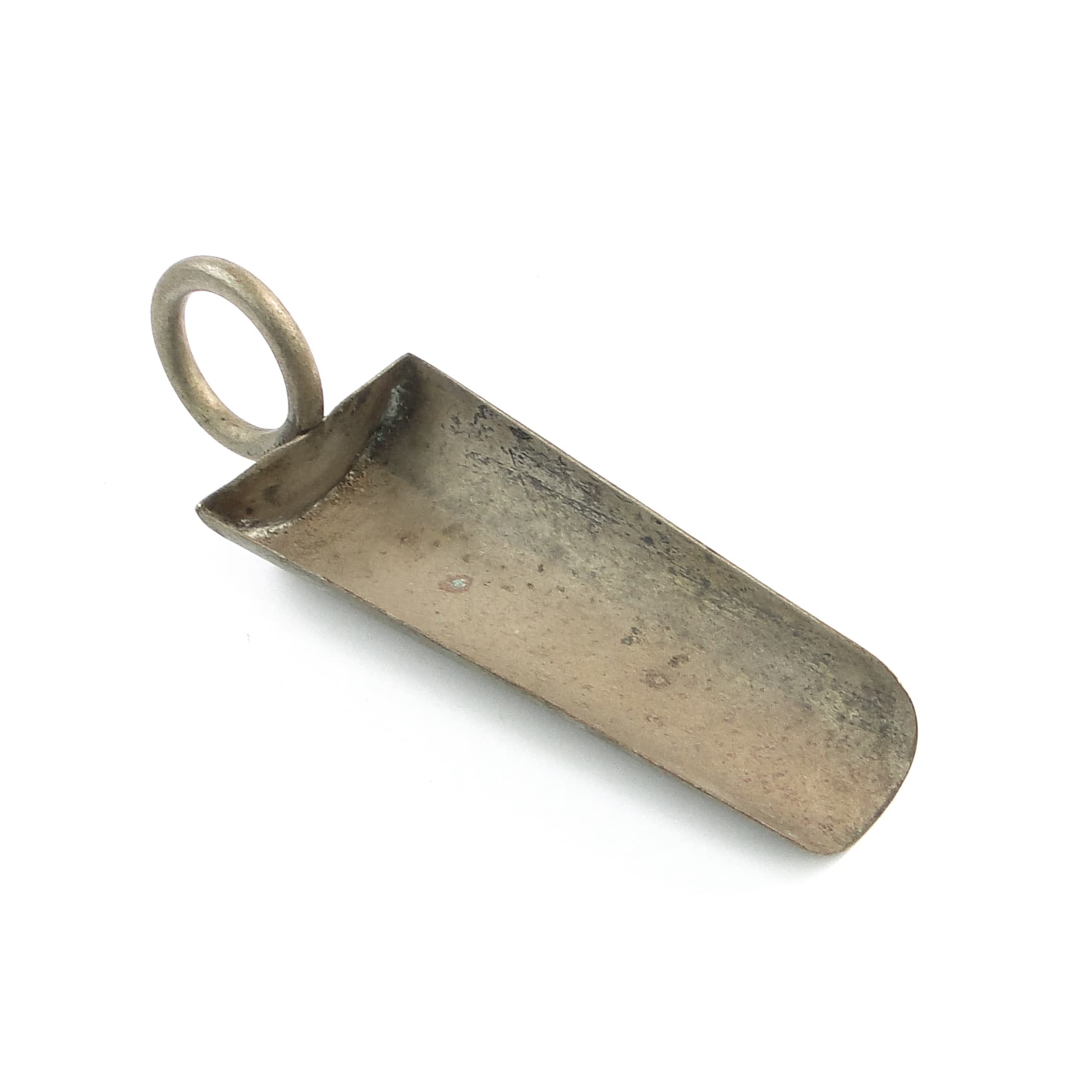 Coffee scoop, mid-century modern, silver-plated alpaca, United Kingdom, 1950s. - 97806