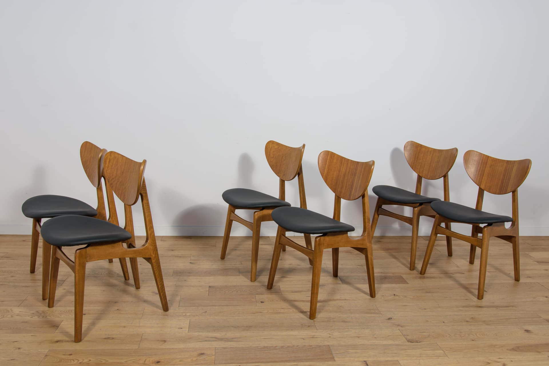 Komplet sześciu krzeseł Librenza, G-Plan, Wielka Brytania, lata 50 - 94449