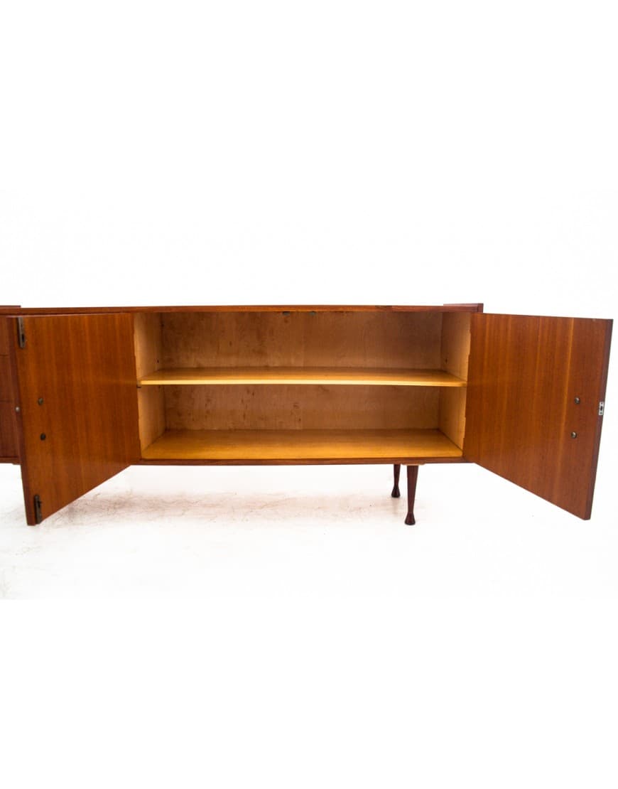 Mahoniowa komoda, Krakowskie Fabryki Mebli, Polska, lata 60. - 58164