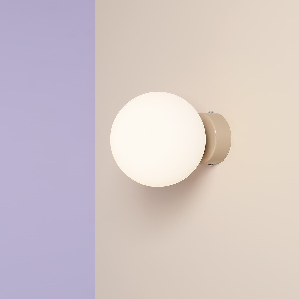 Ball S beige wall lamp, Artera - 103523