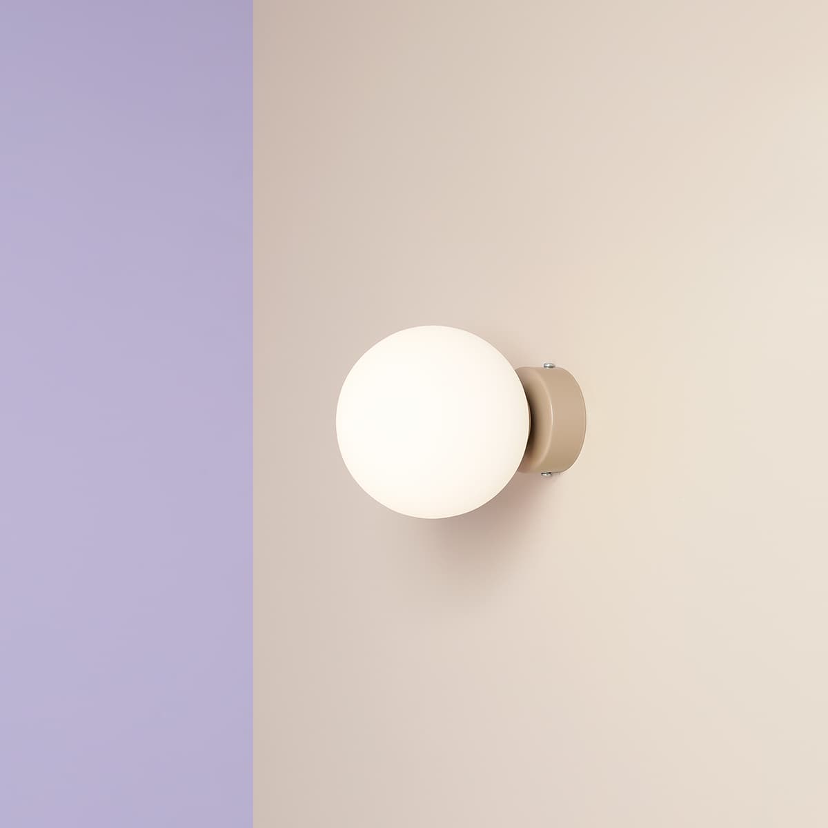 Ball S beige wall lamp, Artera - 103521